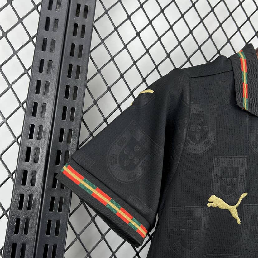 Dziecięcy zestaw Portugalii edycja specjalna 2026 czarny--3
