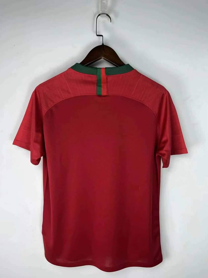 Koszulka Retro Portugalii domowa 2018--1