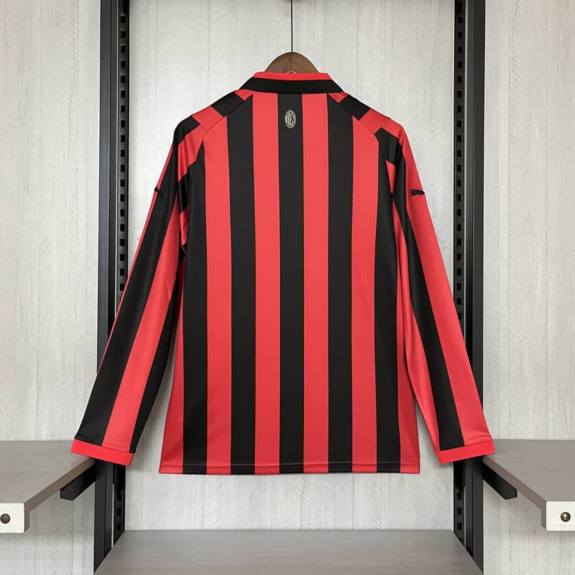 Maglia AC Milan Edizione 125° Anniversario 2024/25 Maniche Lunghe--1