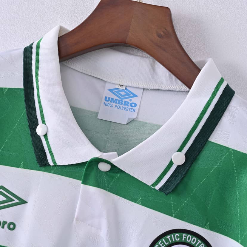 1989/1991 Retro Celtic Home Shirt--6