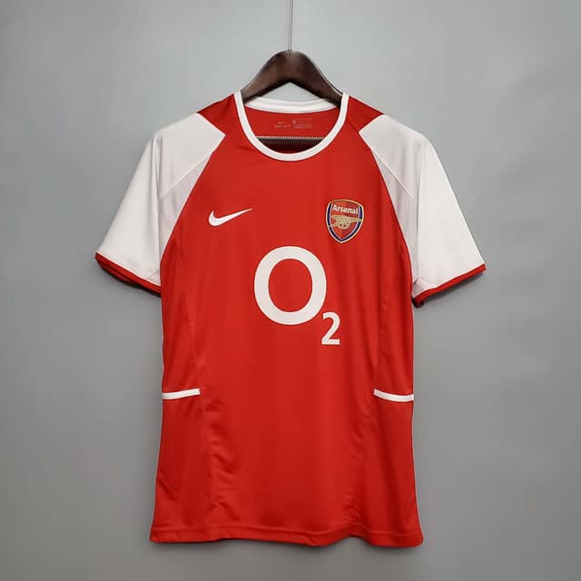 Camiseta Retro Arsenal Primera Equipación 2002/04