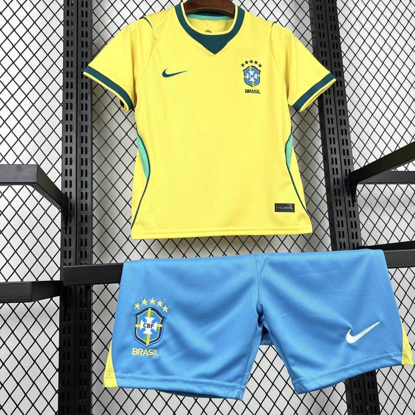 Camiseta Brasil Primera Equipación 2026 Niño--6