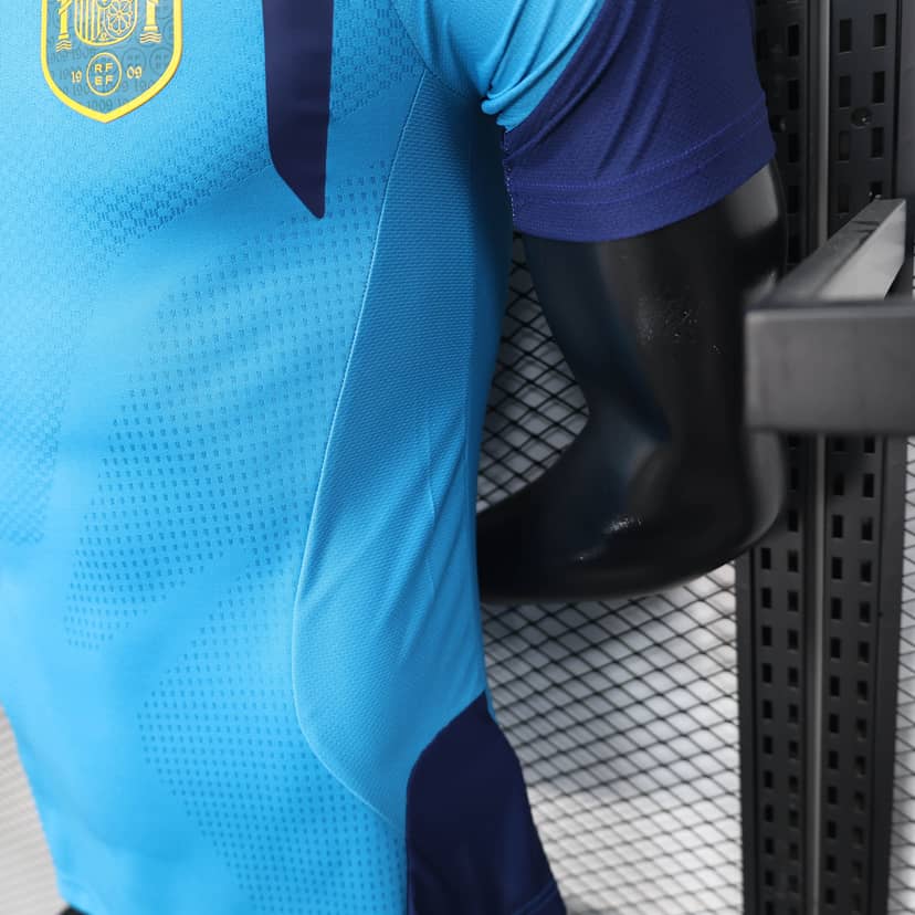 Chándal de Entrenamiento España 2026 Versión Jugador Azul Celeste--5