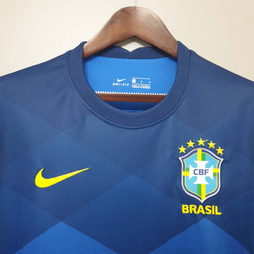 Camiseta Retro Brasil Segunda Equipación 2020--2