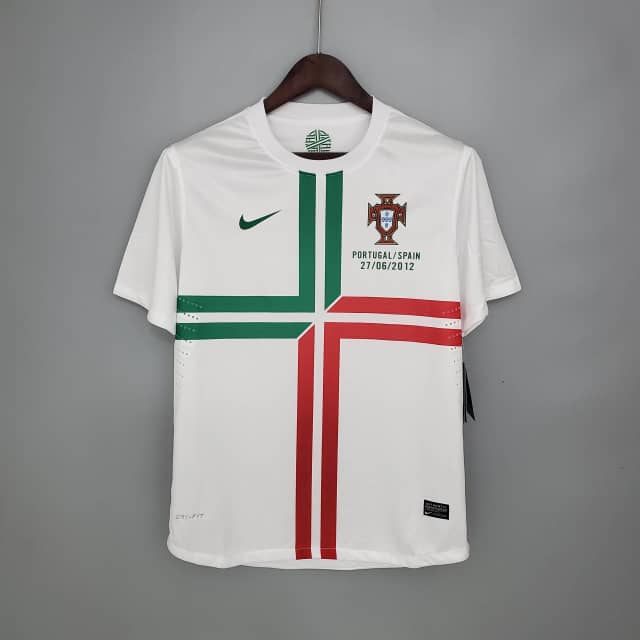 Koszulka Retro Portugalii wyjazdowa 2012