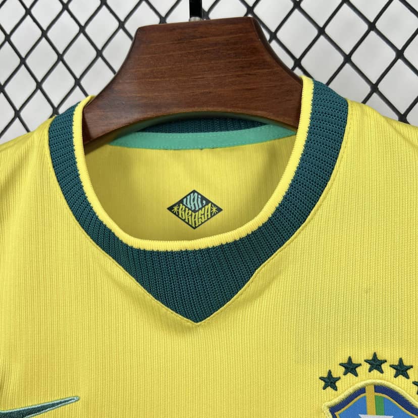 Camiseta Brasil Primera Equipación 2026 Niño--2