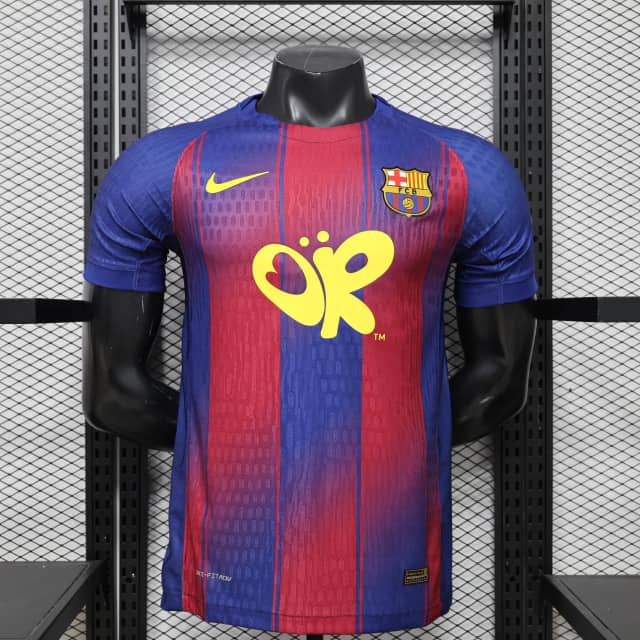 2025/2026 Player Version Barcelona Home X Olivia Rodrigo Shirt