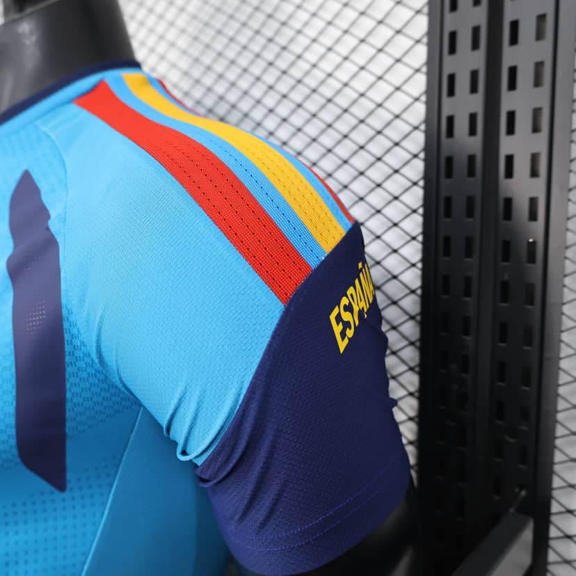Chándal de Entrenamiento España 2026 Versión Jugador Azul Celeste--4