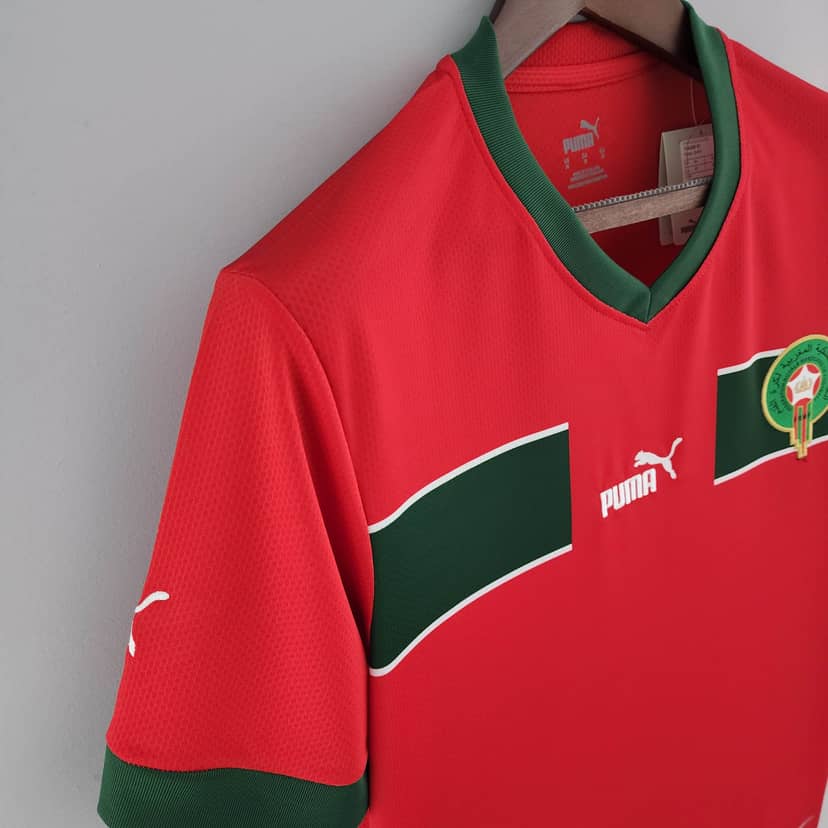 Koszulka Maroka domowa 2022 Mundial--5