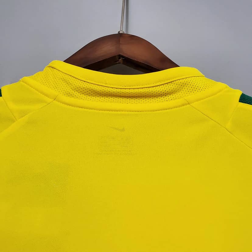 Camiseta Retro Brasil Primera Equipación 2002--6