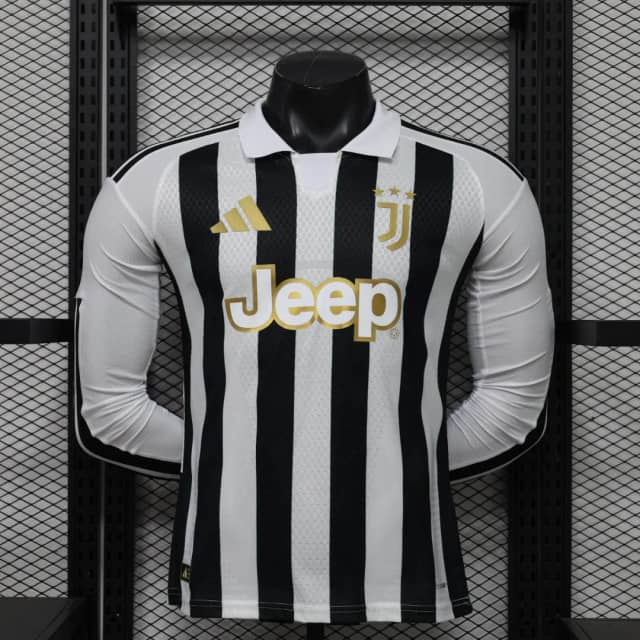Koszulka Juventusu domowa 2026/27 wersja zawodnicza z długim rękawem