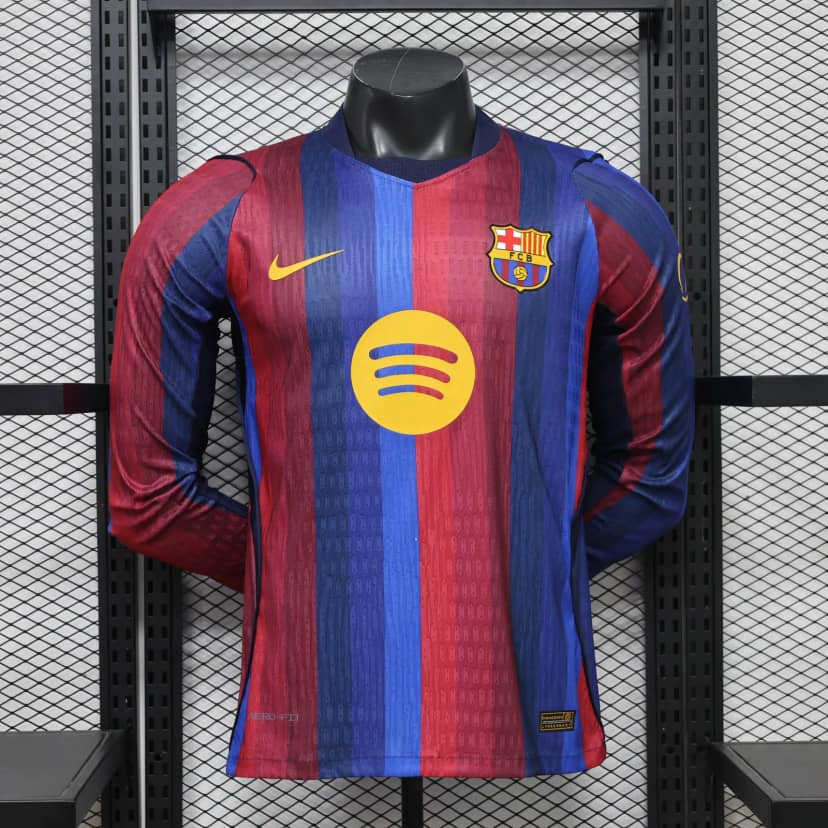 Camiseta Barcelona Primera Equipación 2026/27 Versión Jugador Manga Larga