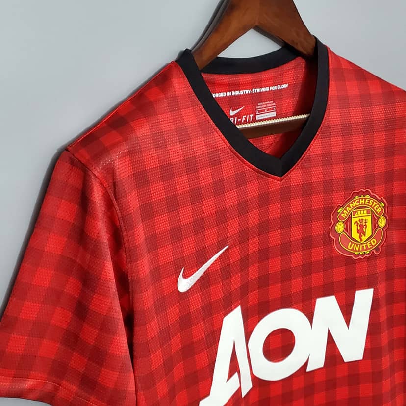 Koszulka Retro Manchesteru United domowa 2012/13--4
