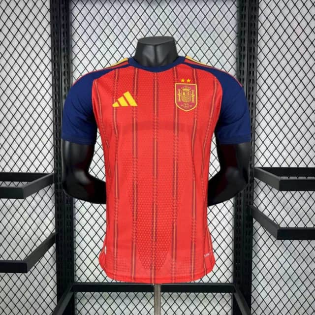 Camiseta España Primera Equipación 2026 Campeona Dos Estrellas Versión Jugador