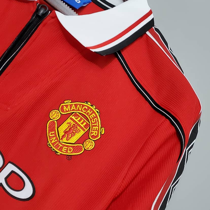 Koszulka Retro Manchesteru United domowa 1998/99 z długim rękawem--4