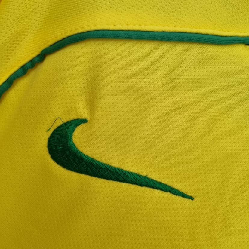 Camiseta Retro Brasil Primera Equipación 2004--4