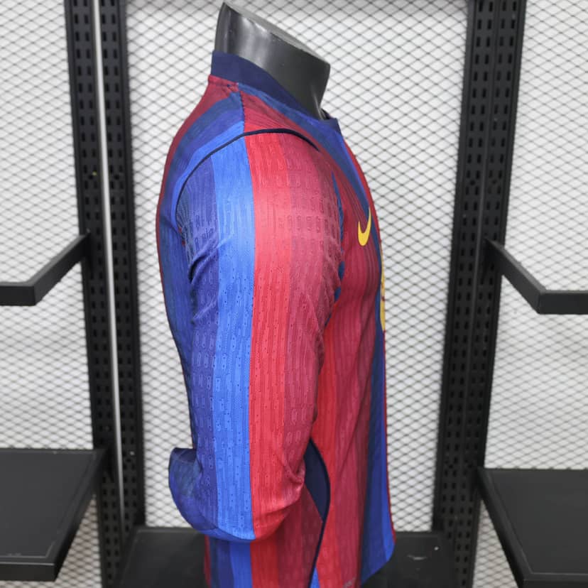 Camiseta Barcelona Primera Equipación 2026/27 Versión Jugador Manga Larga--8