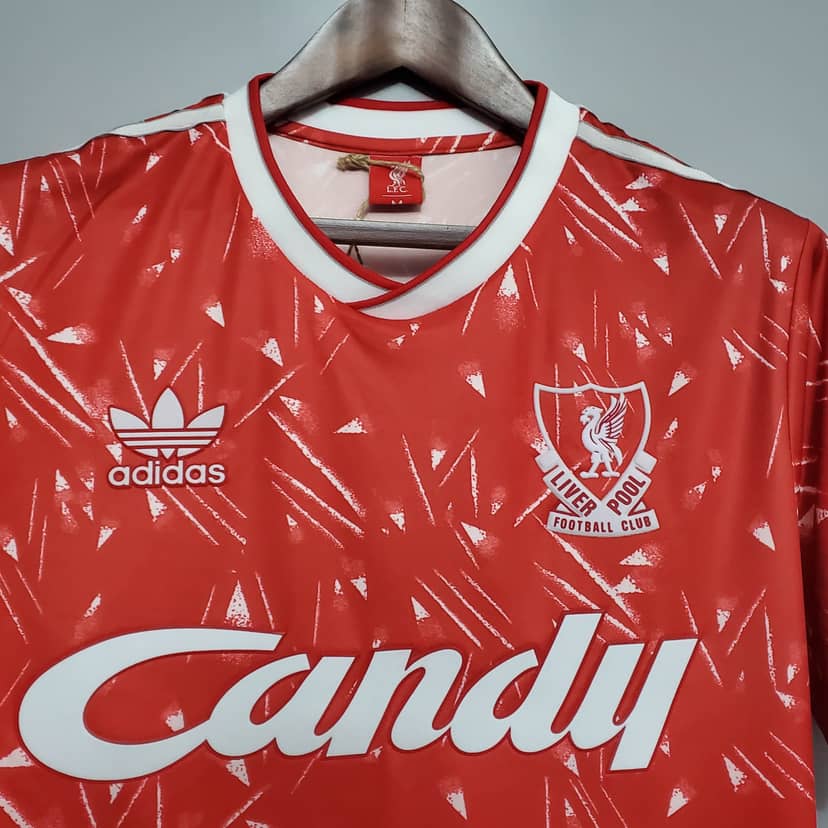 Koszulka Retro Liverpoolu domowa 1989/91--2