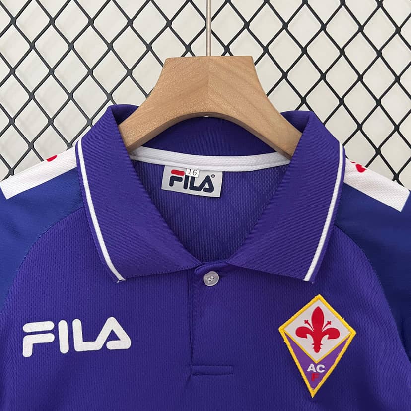 1998/1999 Retro Fiorentina Home Shirt Kids Size--2