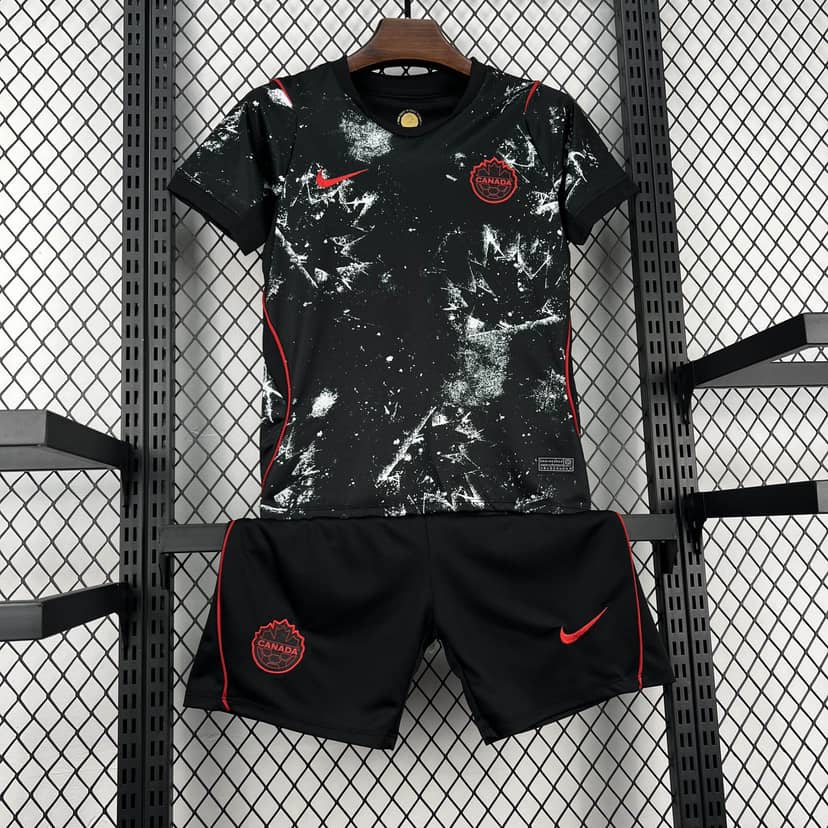 Camiseta Canadá Segunda Equipación Mundial FIFA 2026 Niño--5