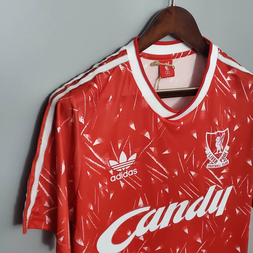 Koszulka Retro Liverpoolu domowa 1989/91--5