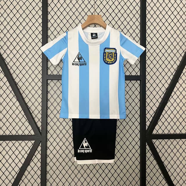 Dziecięcy zestaw Retro Argentyny domowy 1986