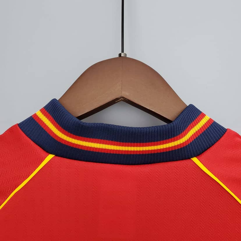 Maillot Retro Espagne Domicile 1998--3