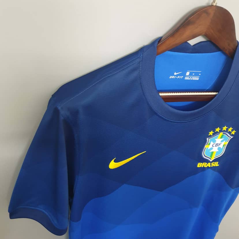 Camiseta Retro Brasil Segunda Equipación 2020--5