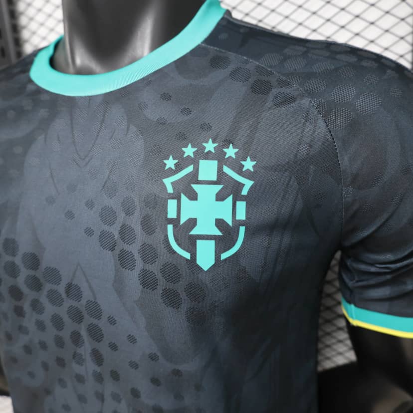 2026 Player Version Brazil Special Edition Black Shirt--5