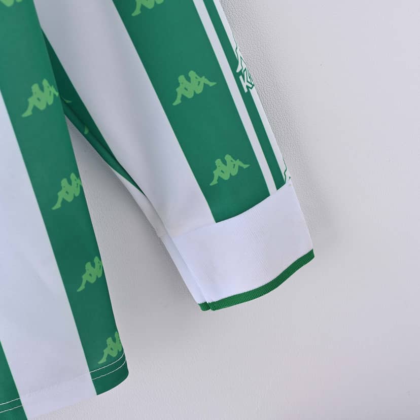 1995/1997 Retro Long Sleeve Real Betis Home Shirt--5