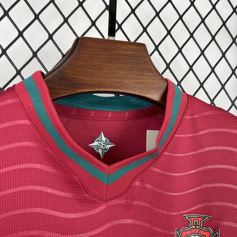 2026 Portugal Home Shirt Kids Size--2