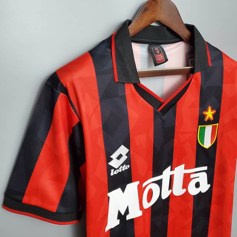Camiseta Retro AC Milan Primera Equipación 1993/94--5