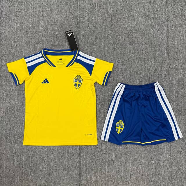 2026 Sweden Home Shirt Kids Size