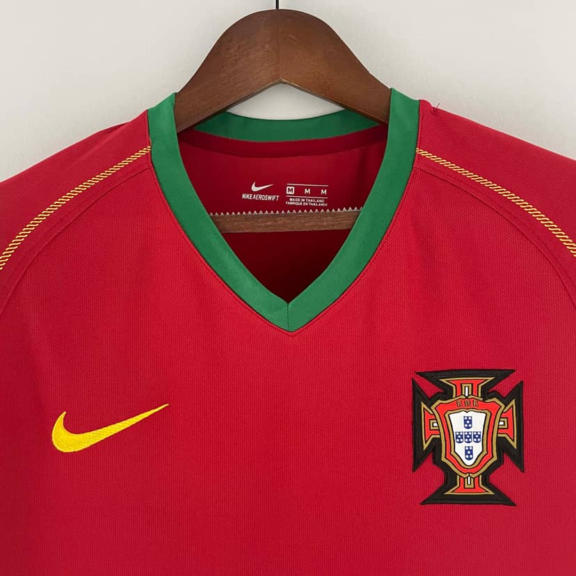 Camiseta Retro Portugal Primera Equipación 2006--2