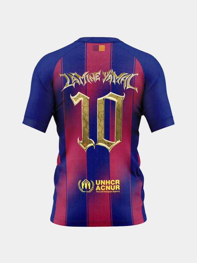 Camiseta Barcelona Primera Equipación Edición Lamine Yamal Kopa Trophy 2025/26