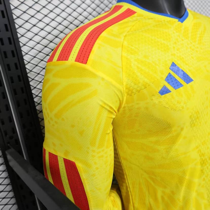Camiseta Colombia Primera Equipación 2026 Versión Jugador Manga Larga--6