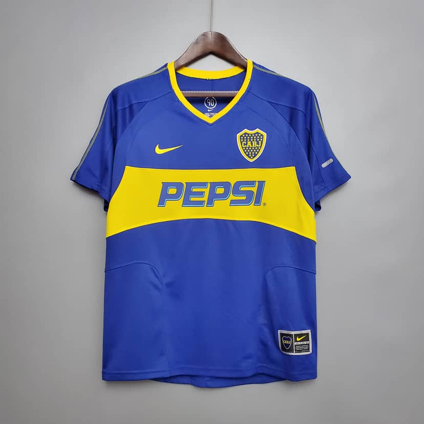 Camiseta Retro Boca Juniors Primera Equipación 2003/04