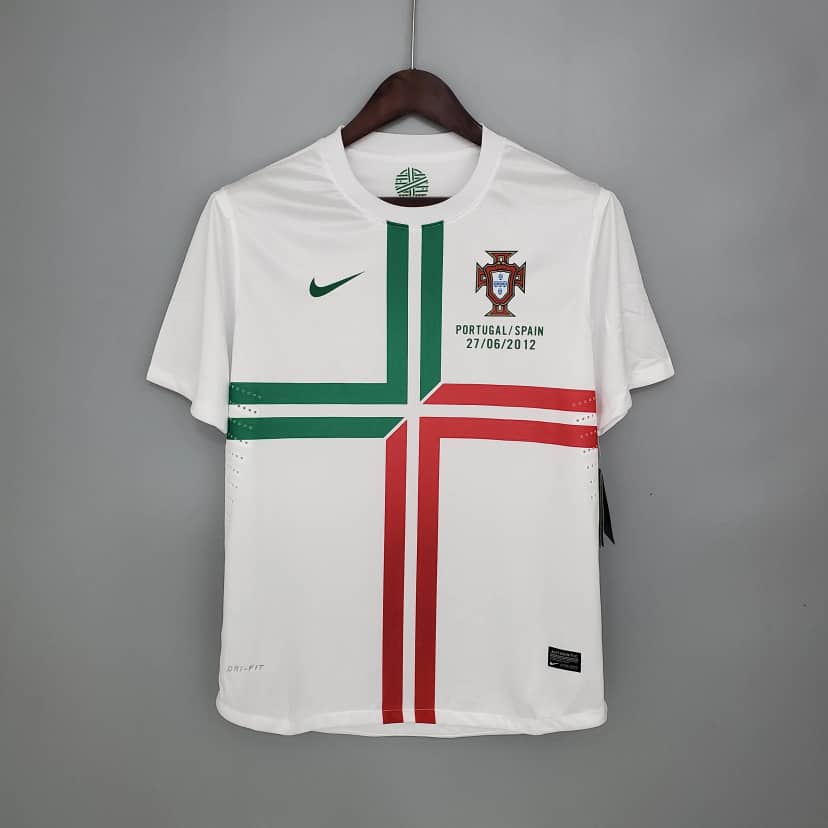 Koszulka Retro Portugalii wyjazdowa 2012